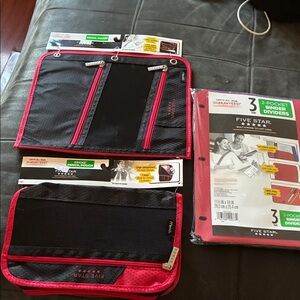 Five Star Black and Red Pocket Dividers